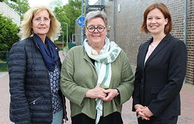 Ulrike Hammad-Greiff, Birte Pauls und Lena Radtke (von links).