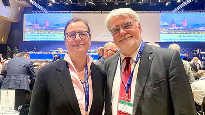 Prof. Doreen Richardt und Prof. Henrik Herrmann