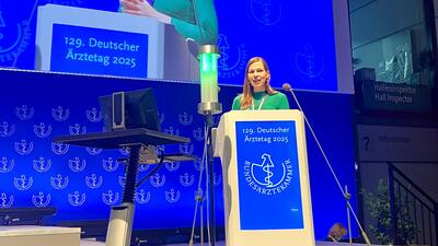 Dr. Victoria Witt auf dem Ärztetag
